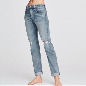 rag & bone Rosa Mid-Rise Boyfriend North Star 25